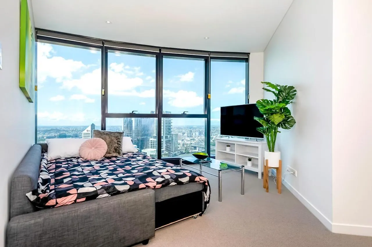 Lvl 59 Skytower Amazing Views Cbd Wifi Carpark By Stylish Stays Brisbane